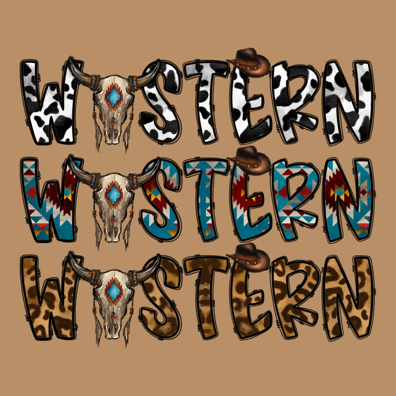 Western Western Western Vintage Hoodie by CowhideDigitalArt | Teevron