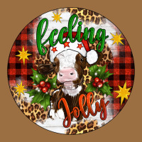 Christmas Feeling Jolly Cow Ornament Vintage Tee | Teevron
