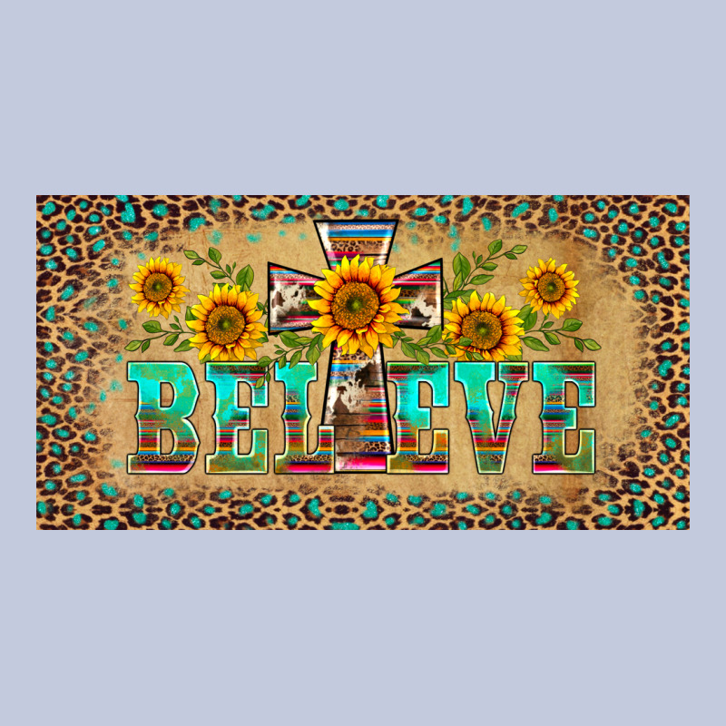Western Believe Leopard Aztek License Plate Template Long Sleeve Tee by BarkalooDesign | Teevron