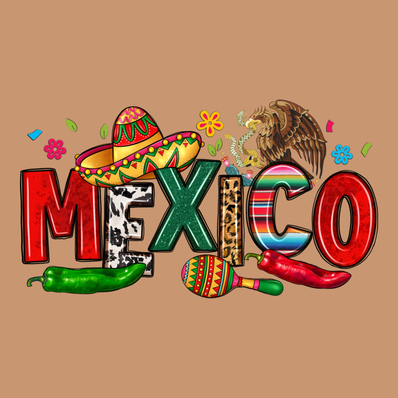 Colorful Mexico Collage Heavyweight Hoodie by LillyAllenDesigns | Teevron