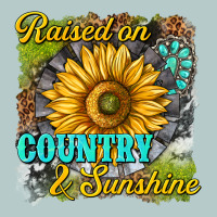 Raised On Country And Sunshine Heavy Core Tee | Teevron
