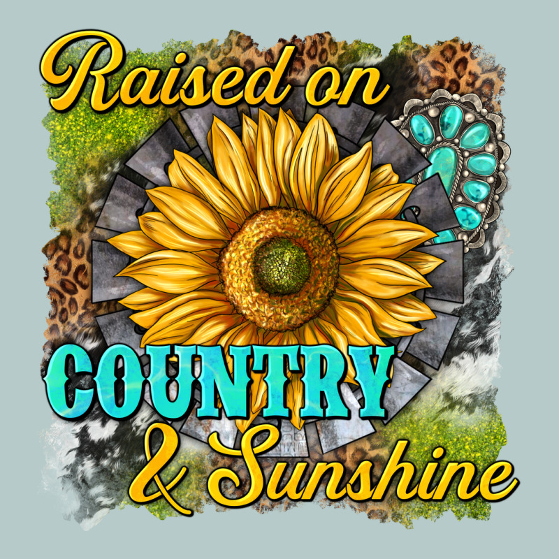 Raised On Country And Sunshine Heavy Core Tee by texasbilliewilder | Teevron