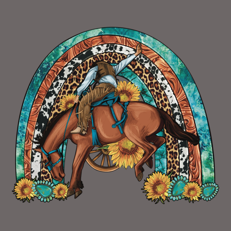 Bucking Bronco Rodeo Rainbow Classic Tee by Artiststas | Teevron