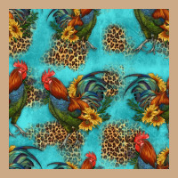 Rooster And Sunflowers Seamless Pattern Vintage Hoodie | Teevron