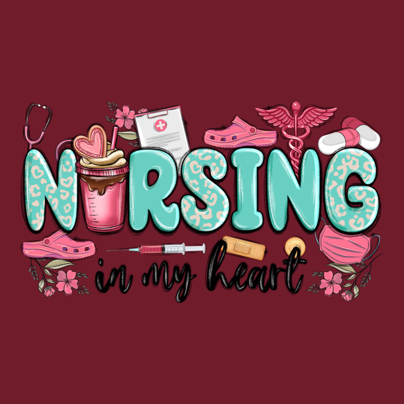 Nursing In My Heart Zipper Hoodie by MaliasSmallBusiness | Teevron