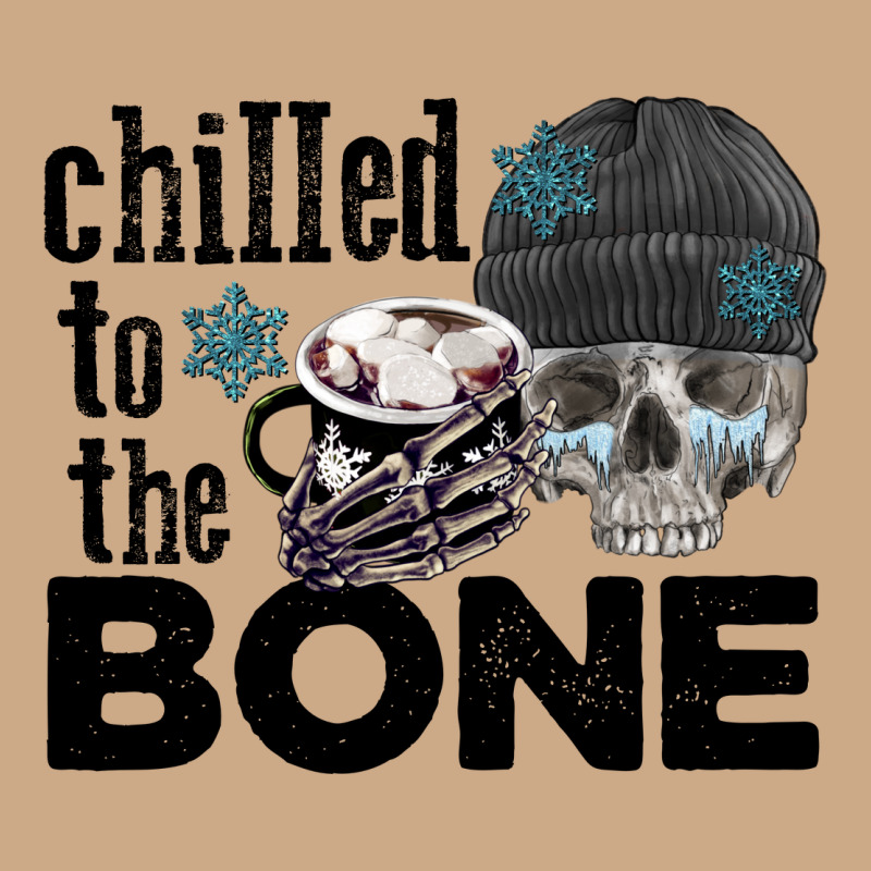 Chilled To The Bone Skull Winter Vintage Hoodie by FaDigitalArtStudio | Teevron
