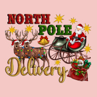 North Pole Delivery Santa Sleigh Urban Heavy Tee | Teevron