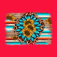 Gemstone Sunflower Background Classic Tee | Teevron