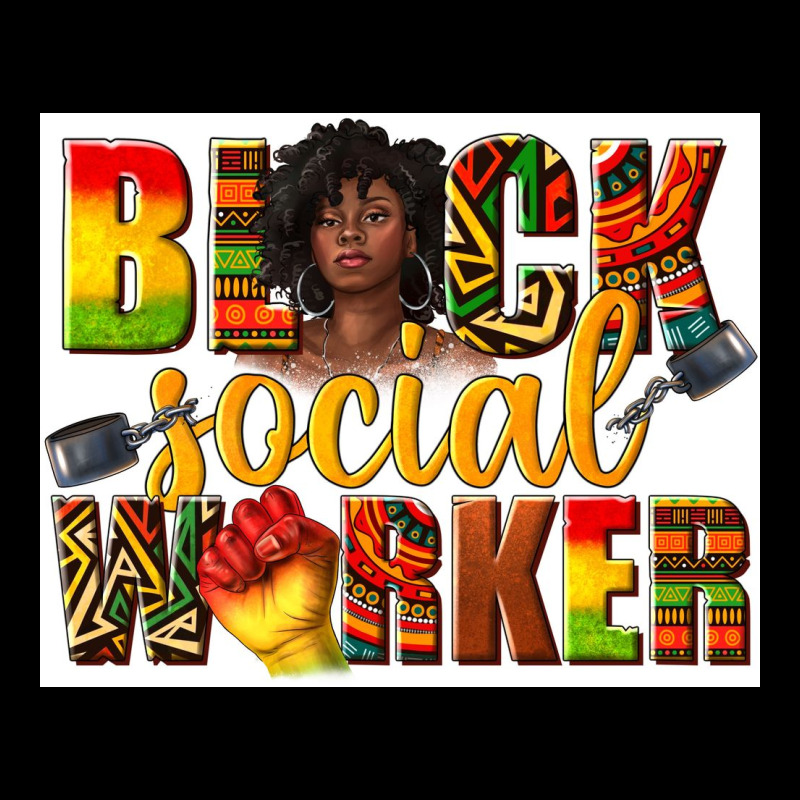 Black Social Worker Premium Tee by texasbilliewilder | Teevron