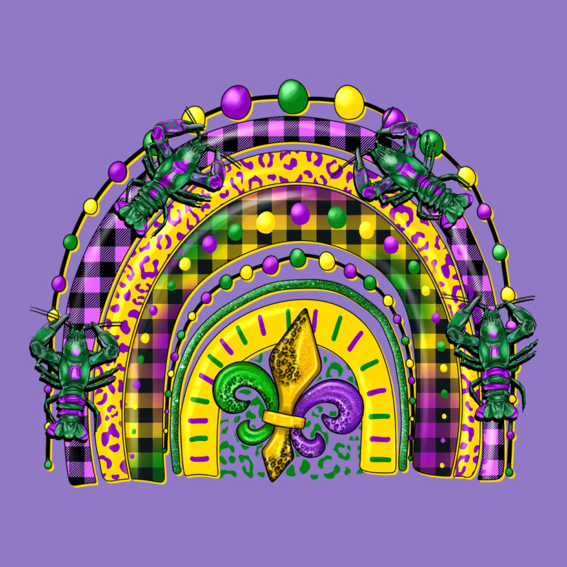 Mardi Gras Rainbow And Fleur De Lis Urban Hoodie by CowGirlArtShop | Teevron
