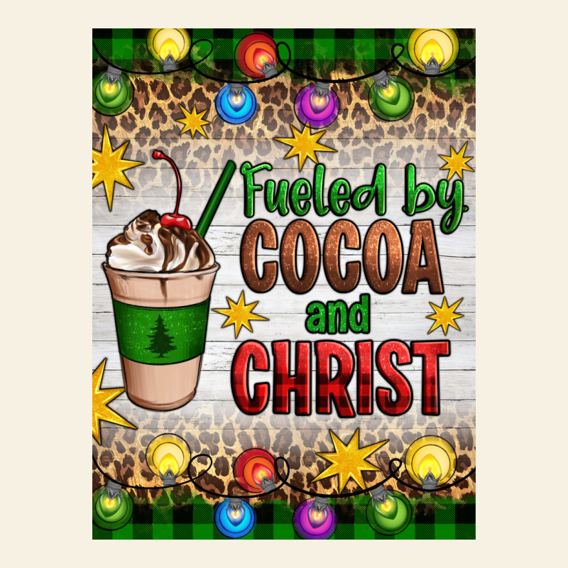 Christmas Fueled By Cocoa And Christ Vintage Tee by Artiststas | Teevron
