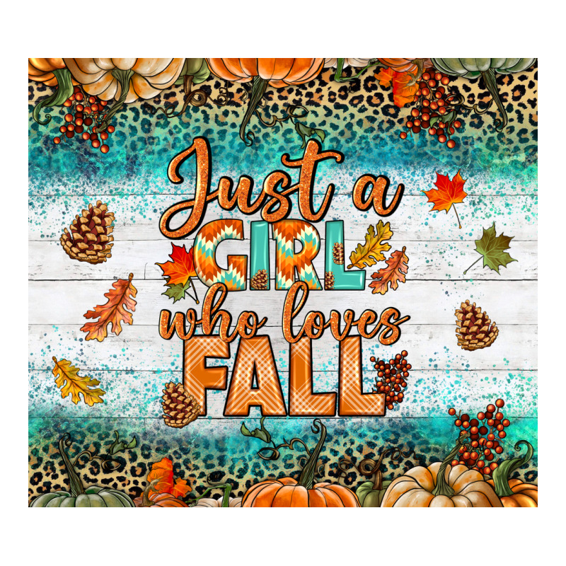 Just A Girl Who Loves Fall Tumbler Heavyweight Hoodie by BundleAndBundleShop | Teevron