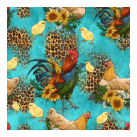 poultry animals seamless pattern | Teevron