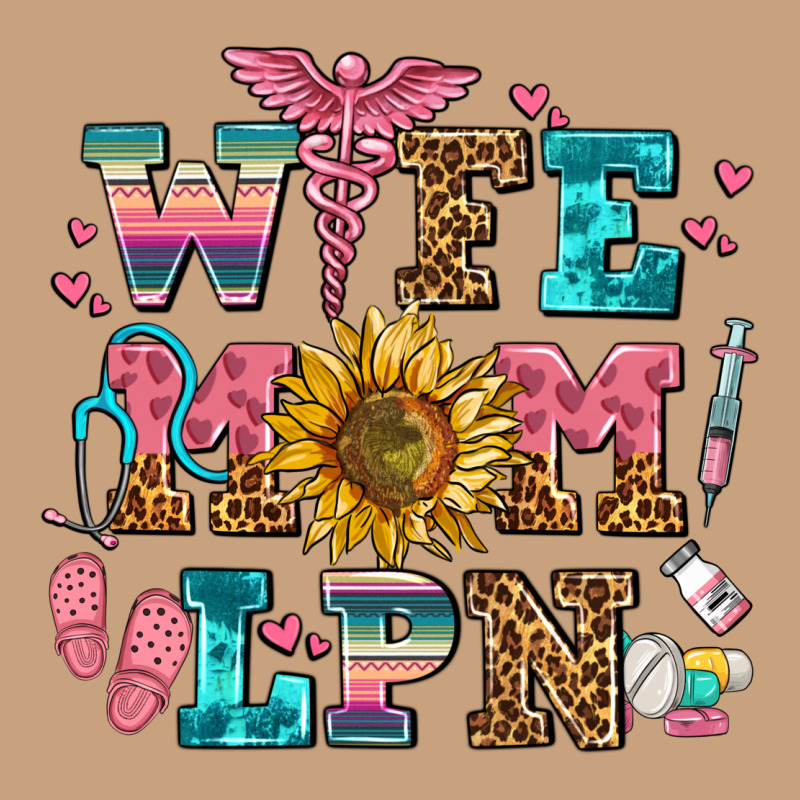 Wife Mom Lpn Vintage Tee by AdoDesignShop | Teevron