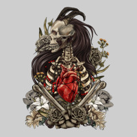 Floral Skeleton Premium Tee | Teevron
