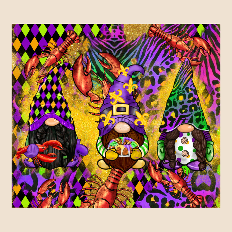 Mardi Gras Gnome Urban Hoodie by CowGirlArtShop | Teevron