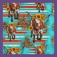 Longhorn Bull Seamless Pattern Vintage Hoodie | Teevron