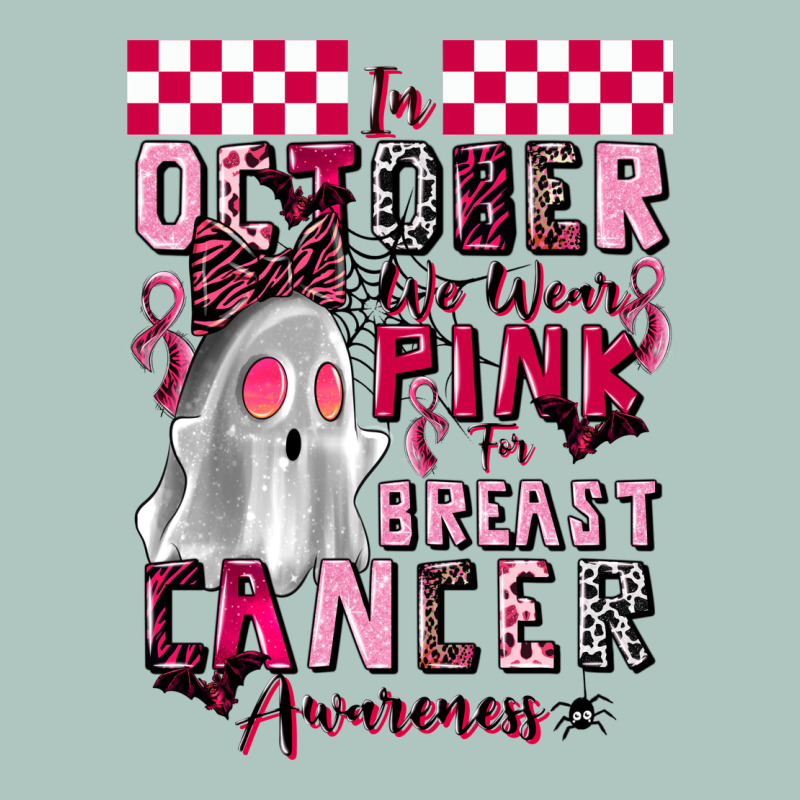 Pink Ghost Breast Cancer Awareness Premium Sweatshirt by LillyAllenDesigns | Teevron