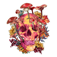Floral skeleton with mushrooms | Teevron