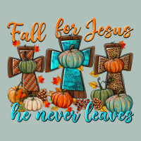 Fall For Jesus He Never Leaves Heavyweight Hoodie | Teevron