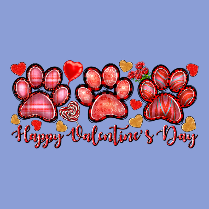 Happy Valentines Day Paws Long Sleeve Tee by NancyCooperArtShop | Teevron