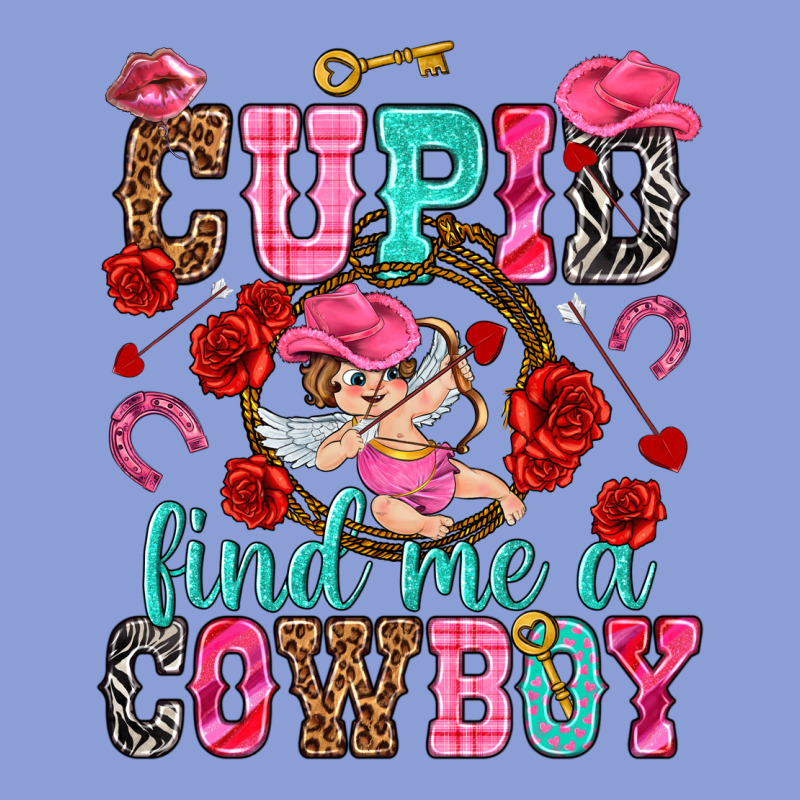 Cupid Find Me A Cowboy Long Sleeve Tee by NancyCooperArtShop | Teevron