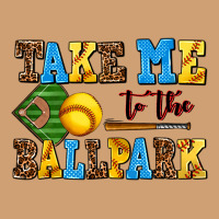 Take Me To The Ballpark Softball Vintage Tee | Teevron