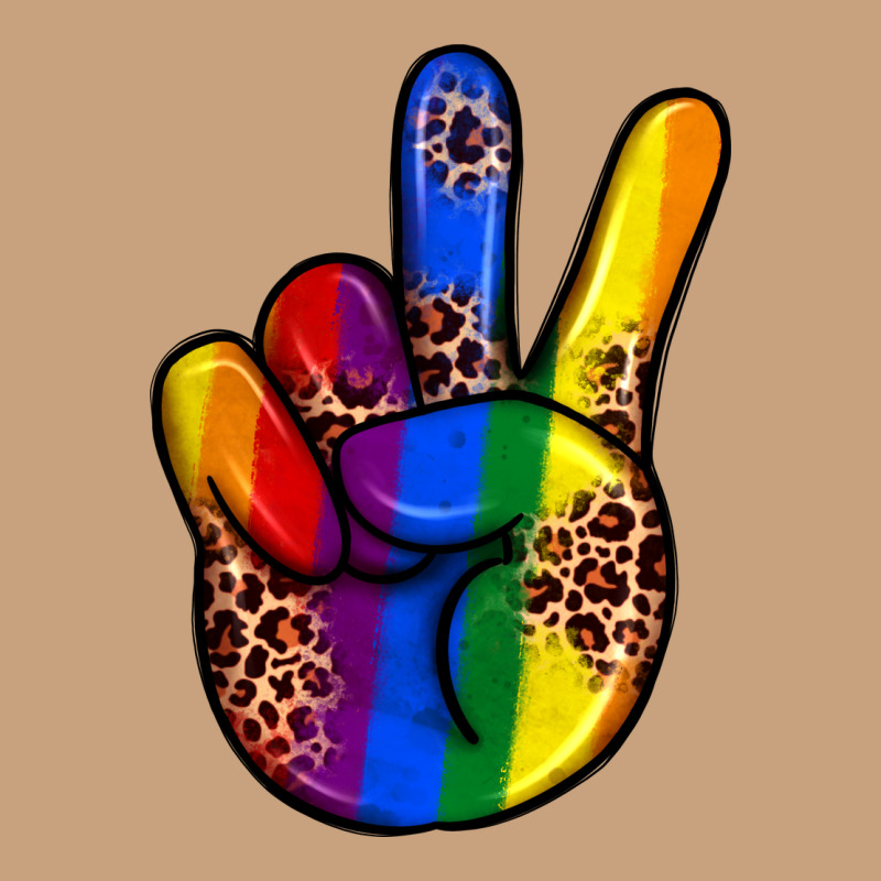 Pride Leopard Peace Hand Vintage Tee by JahusDesignShop | Teevron