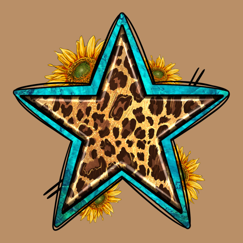 Western Leopard Star Vintage Hoodie by HRA Design Shop | Teevron