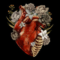 Flower Anatomical Heart Premium Tee | Teevron