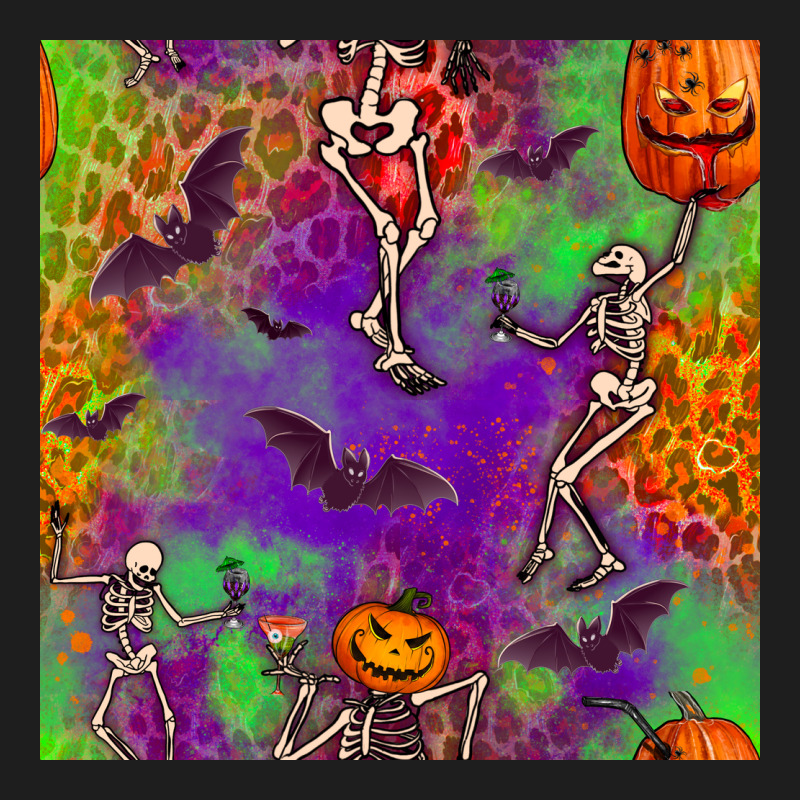 Halloween Party Seamless Pattern Heavyweight Hoodie by BundleAndBundleShop | Teevron