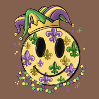 Smiley Face Mardi Gras Zipper Hoodie | Teevron