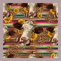 Western Hereford Cattle Seamless Pattern Vintage Hoodie | Teevron