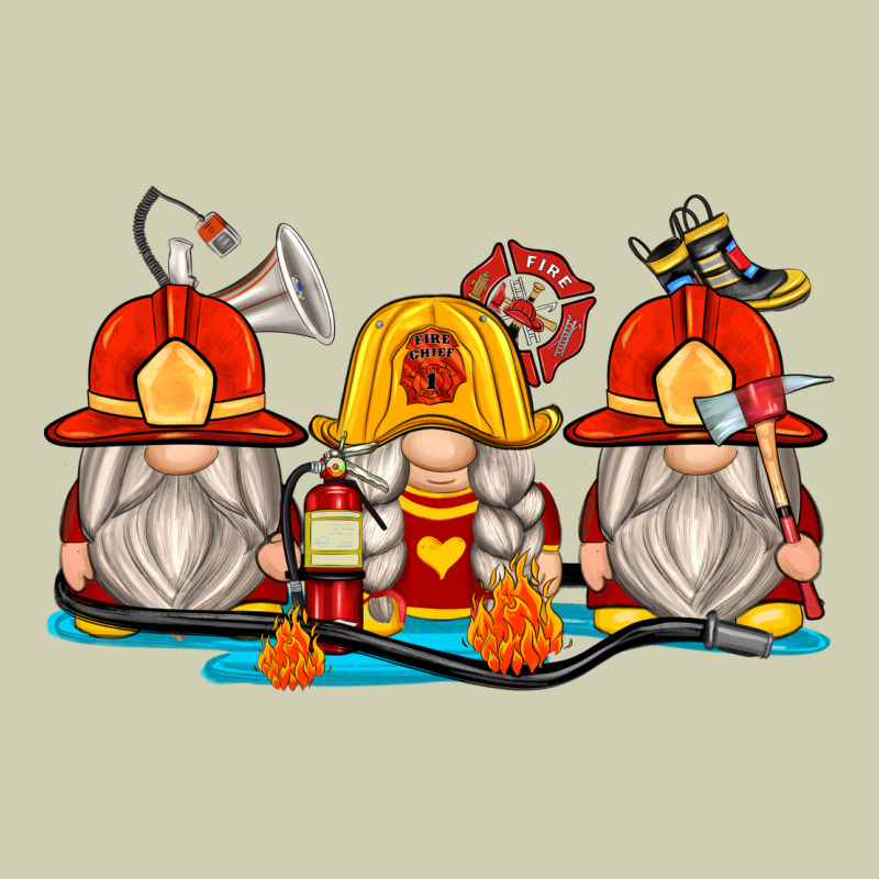 Firefighter Gnomes Heavy Core Tee by Zillion Design Studio | Teevron