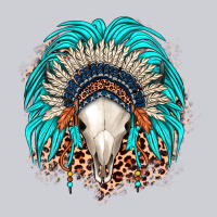 Bull Skull Indian Headdress Heavyweight Sweatshirt | Teevron