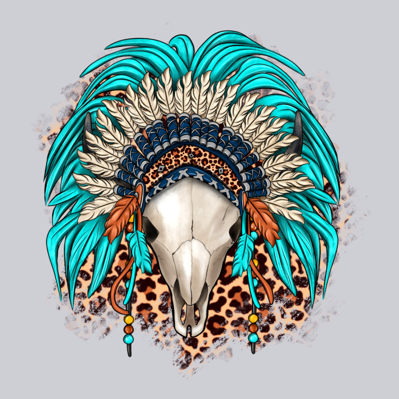 Bull Skull Indian Headdress Heavyweight Sweatshirt by JahusDesignShop | Teevron