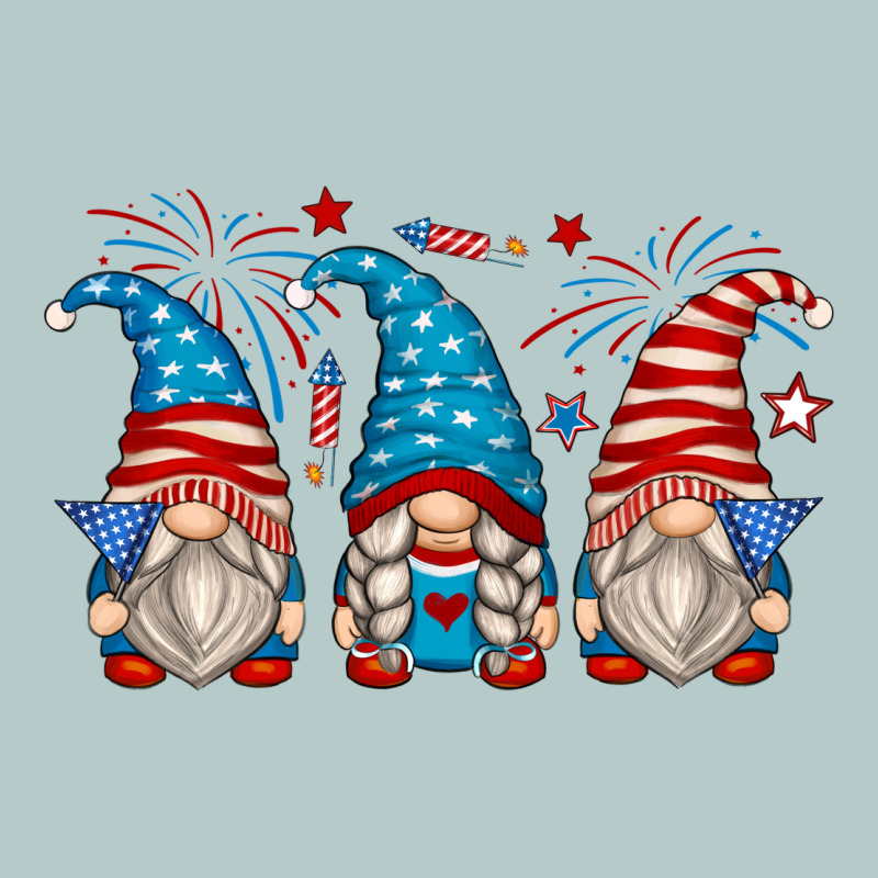 Fourth Of July Gnomes Heavy Core Tee by Zillion Design Studio | Teevron