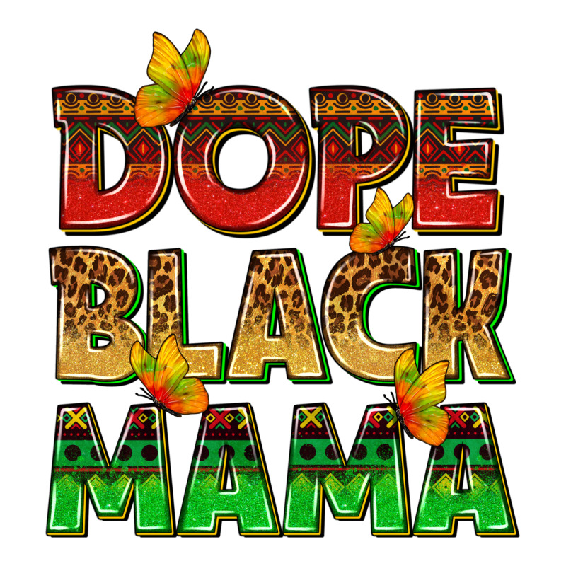 Dope Black Mama With Butterflies Premium Tee by texasbilliewilder | Teevron
