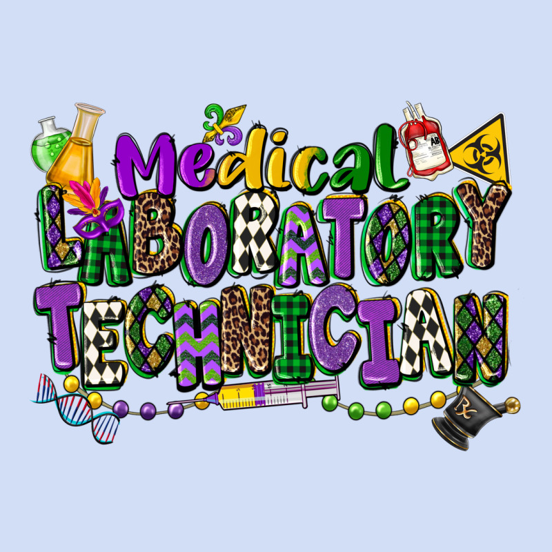 Medical Laboratory Technician Mardi Gras Urban Hoodie by CowGirlArtShop | Teevron