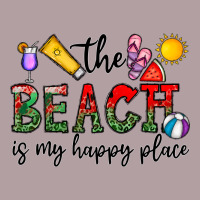 The Beach Is My Happy Place Vintage Hoodie | Teevron