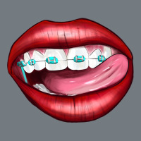 Lips Dental Braces Heavyweight Sweatshirt | Teevron