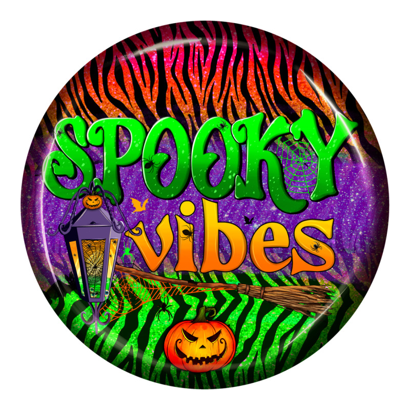Halloween Round Earrings 2 Heavyweight Hoodie by BundleAndBundleShop | Teevron
