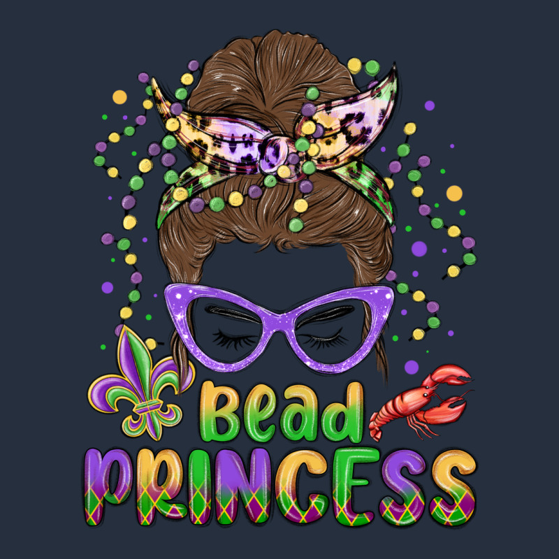 Bead Princess Messy Bun Mardi Gras Zipper Hoodie by MaliasSmallBusiness | Teevron
