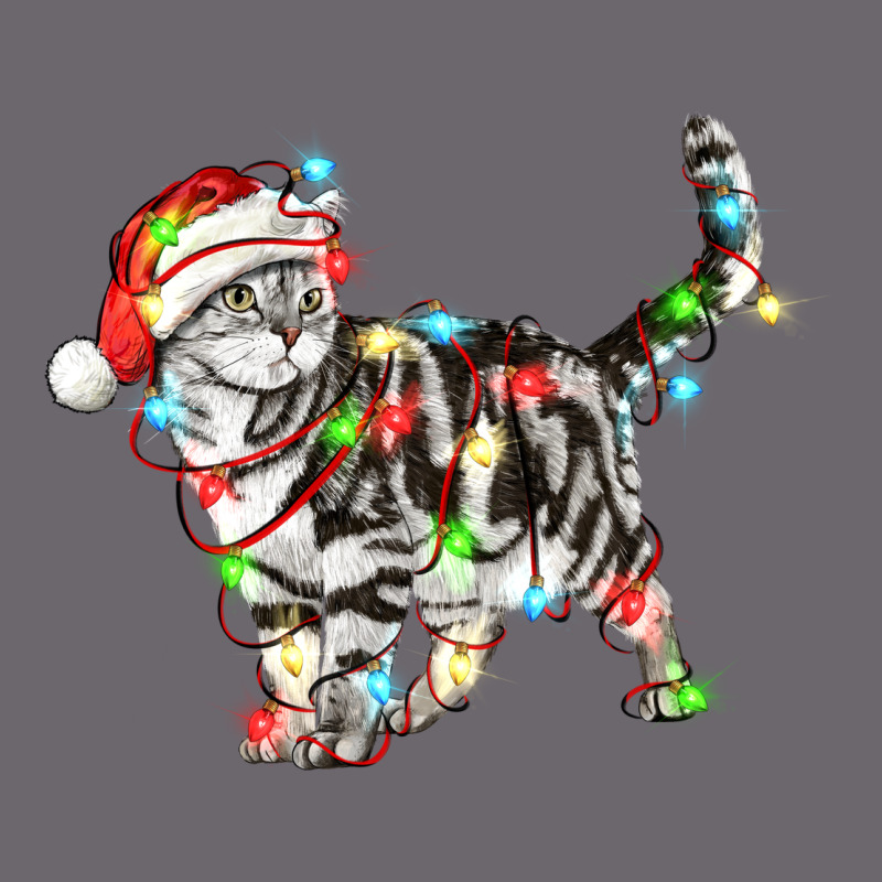 Christmas American Shorthair Cat Premium Sweatshirt by LillyAllenDesigns | Teevron