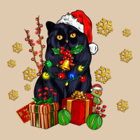 Black Cat Meowy Christmas Heavyweight Sweatshirt | Teevron