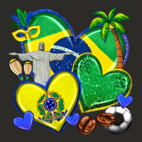 Brazil Hearts Heavy Core Tee | Teevron