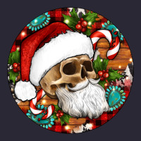 Christmas Hippie Skeleton Santa Ornament Vintage Tee | Teevron