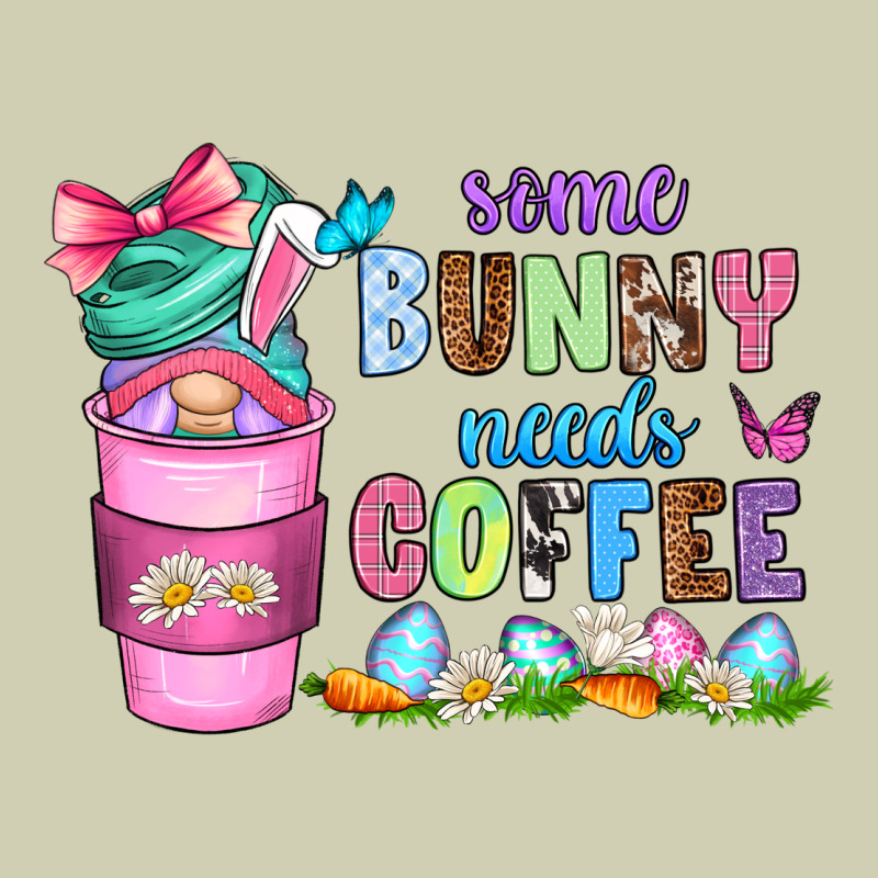 Some Bunny Needs Coffee With Gnomes Heavy Core Tee by Zillion Design Studio | Teevron