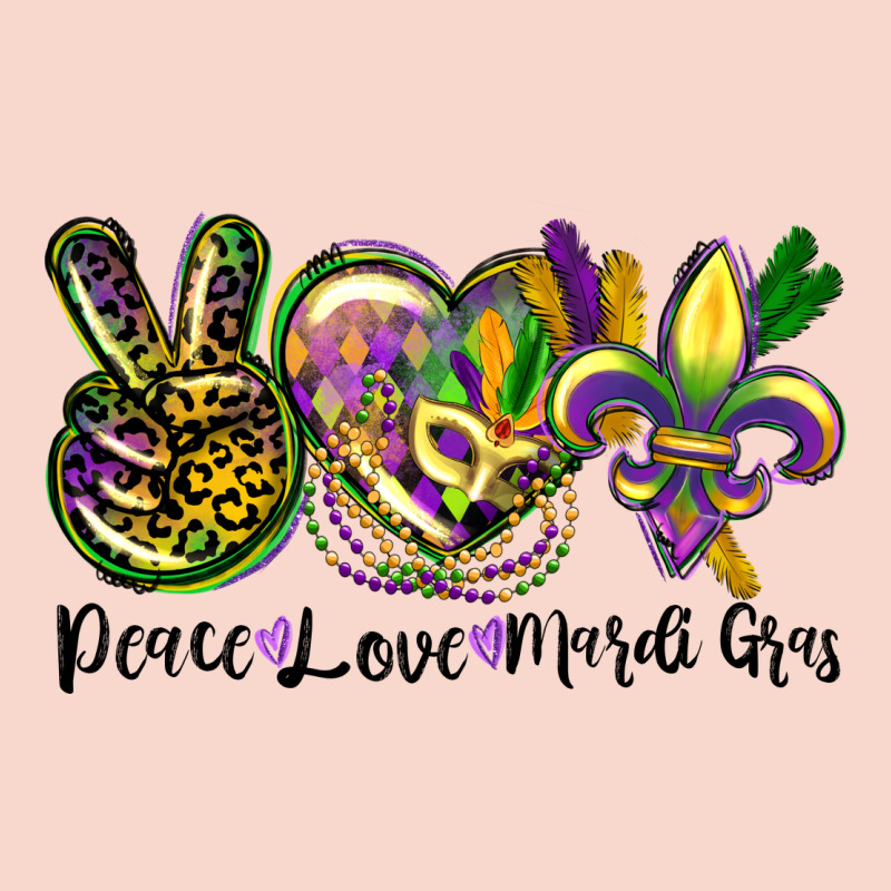 Peace Love Mardi Gras Urban Hoodie by CowGirlArtShop | Teevron