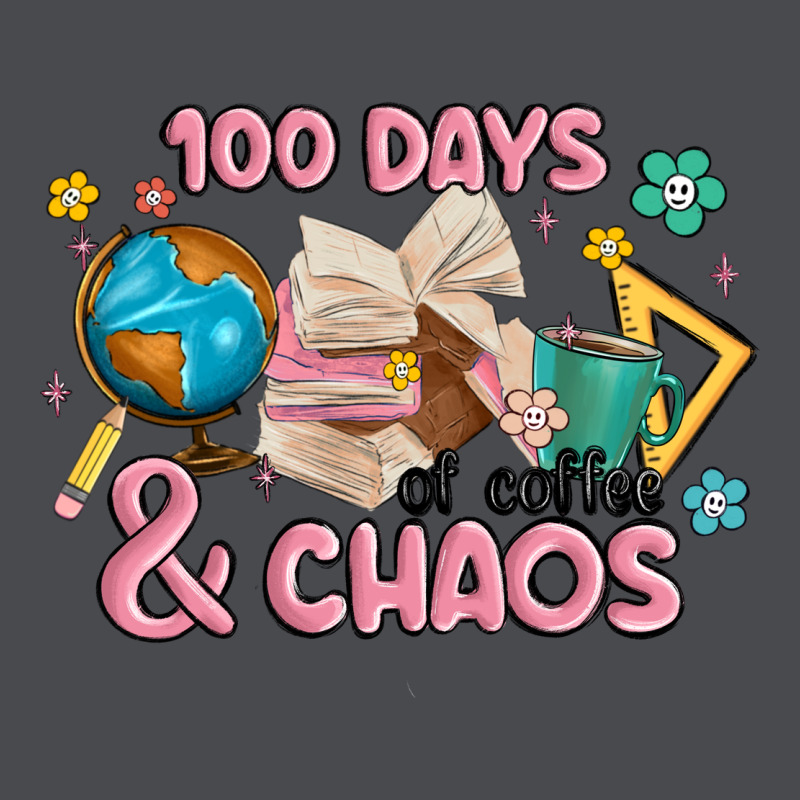 100 Days Of Coffe And Chaos Zipper Hoodie by MaliasSmallBusiness | Teevron
